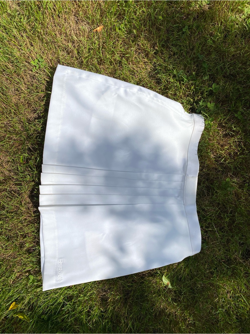 Reebok White Pleated Tennis Skirt
